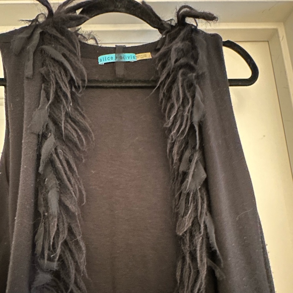 Alice and Olivia Cashmere walking vest .